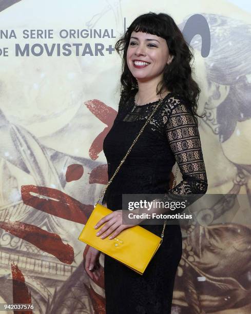 Ana Arias attends 'Felix' Episode 1 premiere at Callao Cinema on April 4, 2018 in Madrid, Spain.
