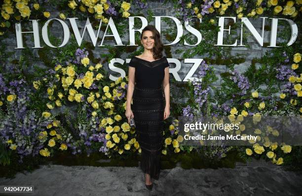 Actress Hayley Atwell attends New York Red Carpet Premiere Screening Event of STARZ "Howards End" at the Whitby Hotel on April 4, 2018 in New York...