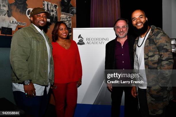 Executive director Jeriel Johnson, event producer and entertainment personality Sonjie DeCaires, Senior Vice President of Awards Bill Freimuth, and...