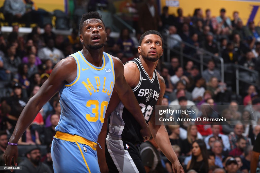 San Antonio Spurs v Los Angeles Lakers