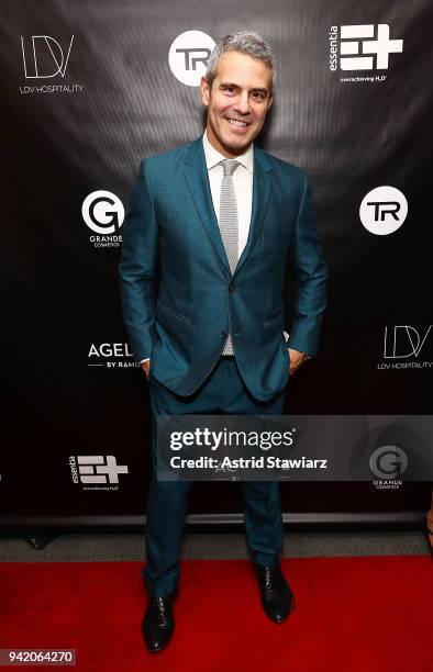 Andy Cohen attends The Real Housewives of New York Season 10 premiere celebration at LDV Hospitality's The Seville, produced by Talent Resources on...