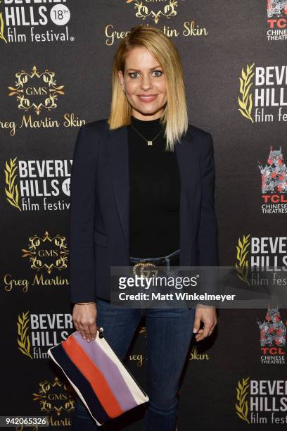 Candace Cameron-Bure attends the 18th Annual International Beverly Hills Film Festival Opening Night Gala Premiere of "Benjamin" at TCL Chinese 6...