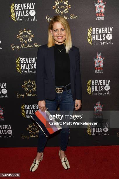 Candace Cameron-Bure attends the 18th Annual International Beverly Hills Film Festival Opening Night Gala Premiere of "Benjamin" at TCL Chinese 6...