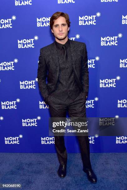 Attends the Montblanc Meisterstuck Le Petit Prince event at One World Trade Center Observatory on April 4, 2018 in New York City.