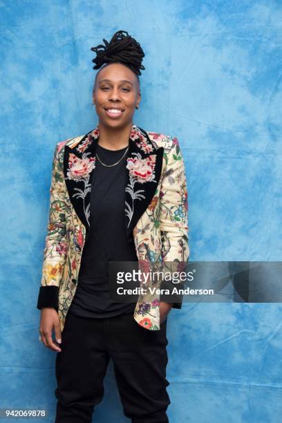 Lena Waithe at "The Chi" Press Conference at The Montage Hotel on April 4, 2018 in Beverly Hills, California.