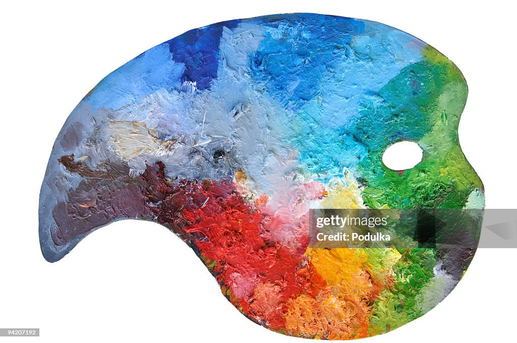 Art Palette right composition of colours