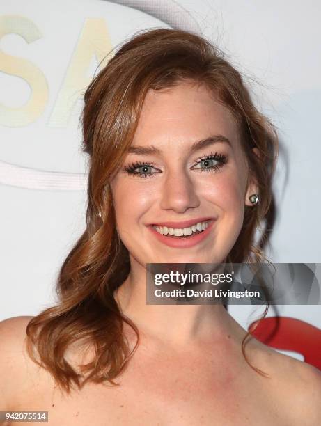 Actress Lindsey Middleton attends the 9th Annual Indie Series Awards at The Colony Theatre on April 4, 2018 in Burbank, California.
