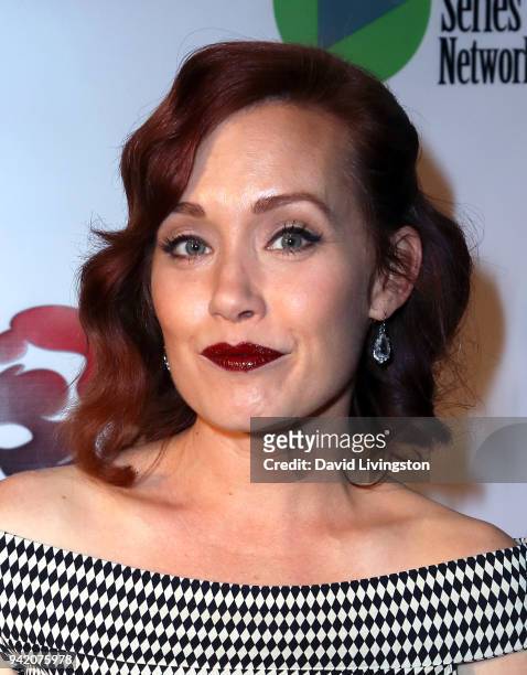 Actress Paula Rhodes attends the 9th Annual Indie Series Awards at The Colony Theatre on April 4, 2018 in Burbank, California.