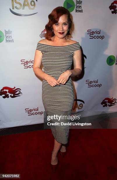 Actress Paula Rhodes attends the 9th Annual Indie Series Awards at The Colony Theatre on April 4, 2018 in Burbank, California.