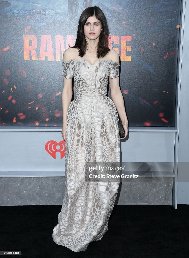 Premiere Of Warner Bros. Pictures' "Rampage" - Arrivals