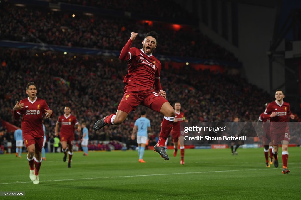 Liverpool v Manchester City - UEFA Champions League Quarter Final Leg One