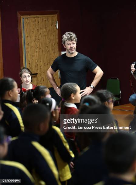 Pablo Heras-Casado attends the 'El Coro De Las Mil Culturas' concert rehearsal on April 4, 2018 in Madrid, Spain.