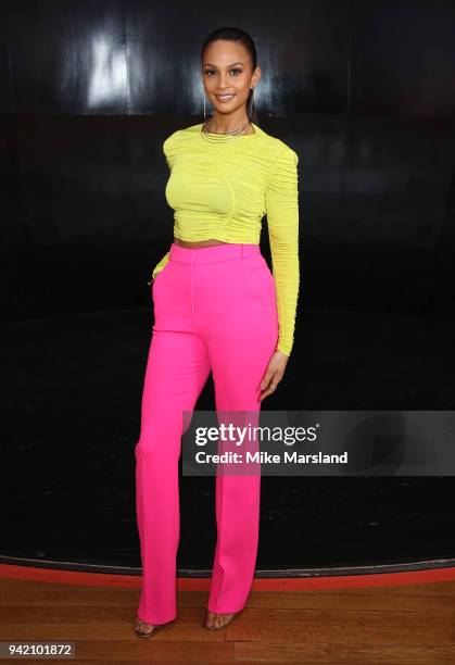 Alesha Dixon launches her first book "Lightning Girl" at Science Museum on April 5, 2018 in London, England.