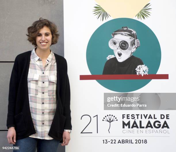 Director Marta Diaz de Lope attends the 'Malaga Film Festival official section' press conference on April 5, 2018 in Madrid, Spain.