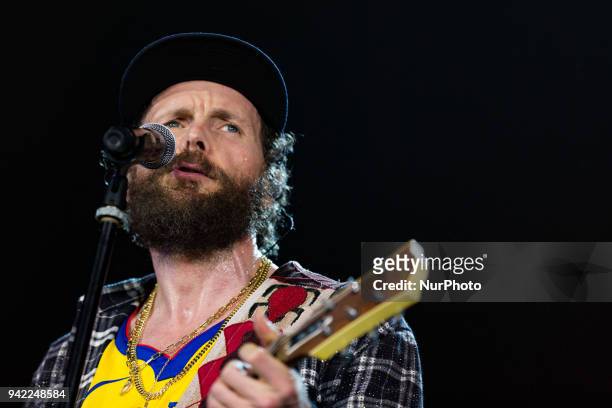 Jovanotti peforms in Turin, Italy, on April 4, 2018. Sold out for the second of five evenings that the king of pop Lorenzo Cherubini, aka Jovanotti,...