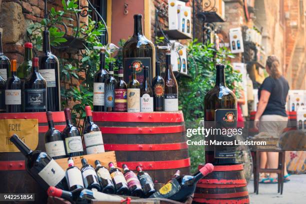 wine shopping - montepulciano stock pictures, royalty-free photos & images