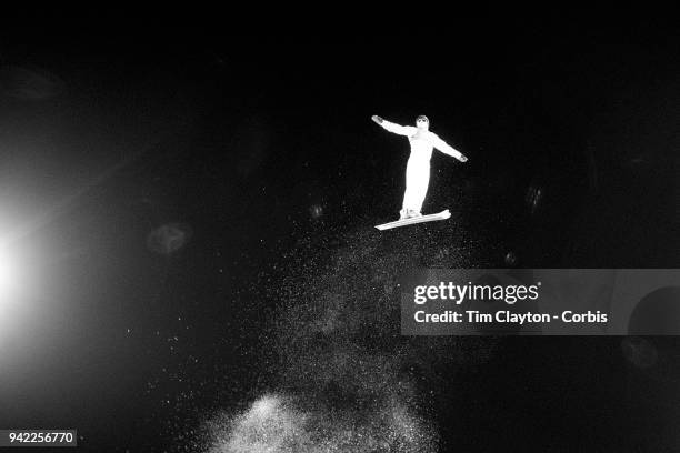 Olivier Rochon of Canada in action during the Freestyle Skiing - Men's Aerials Final at Phoenix Snow Park on February 18, 2018 in PyeongChang, South...