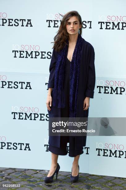 Simonetta Columbu attends 'Io Sono Tempesta' photocall at The Space Moderno on April 5, 2018 in Rome, Italy.