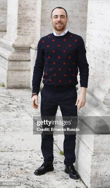 Elio Germano attends 'Io Sono Tempesta' photocall at The Space Moderno on April 5, 2018 in Rome, Italy.