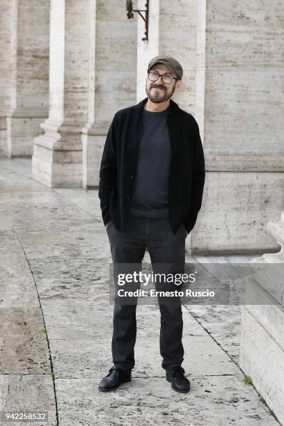 Marco Giallini attends 'Io Sono Tempesta' photocall at The Space Moderno on April 5, 2018 in Rome, Italy.