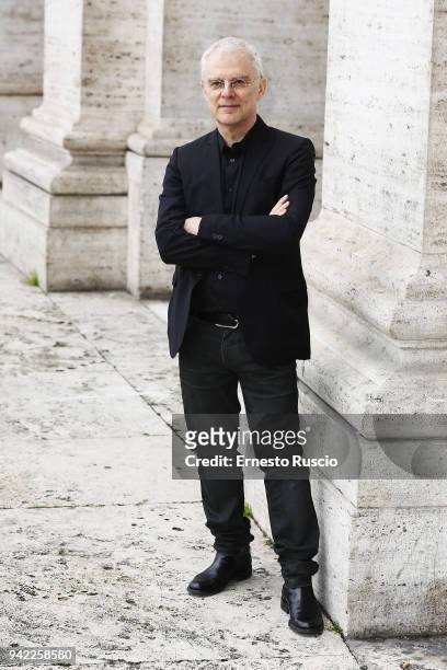 Director Daniele Lucchetti attends 'Io Sono Tempesta' photocall at The Space Moderno on April 5, 2018 in Rome, Italy.