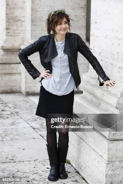 Eleonora Danco attends 'Io Sono Tempesta' photocall at The Space Moderno on April 5, 2018 in Rome, Italy.