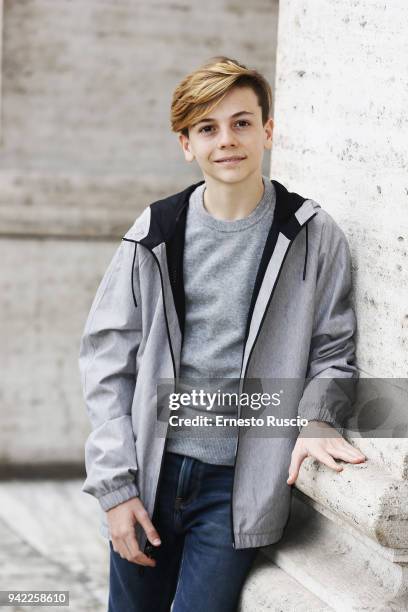 Francesco Gheghi attends 'Io Sono Tempesta' photocall at The Space Moderno on April 5, 2018 in Rome, Italy.