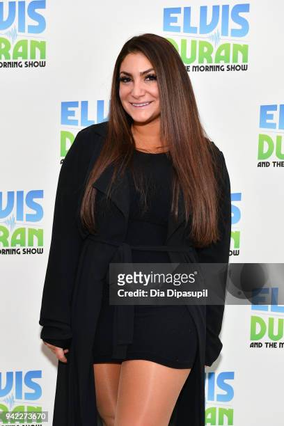 Deena Nicole Cortese visits "The Elvis Duran Z100 Morning Show" at Z100 Studio on April 5, 2018 in New York City.