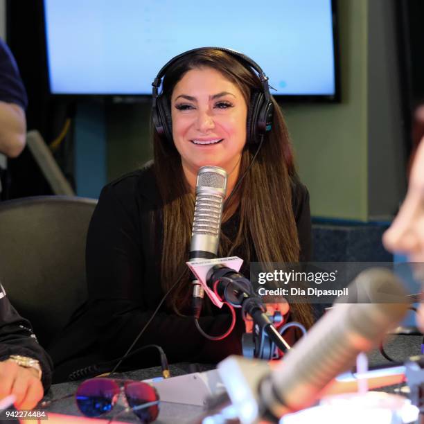 Deena Nicole Cortese visits "The Elvis Duran Z100 Morning Show" at Z100 Studio on April 5, 2018 in New York City.