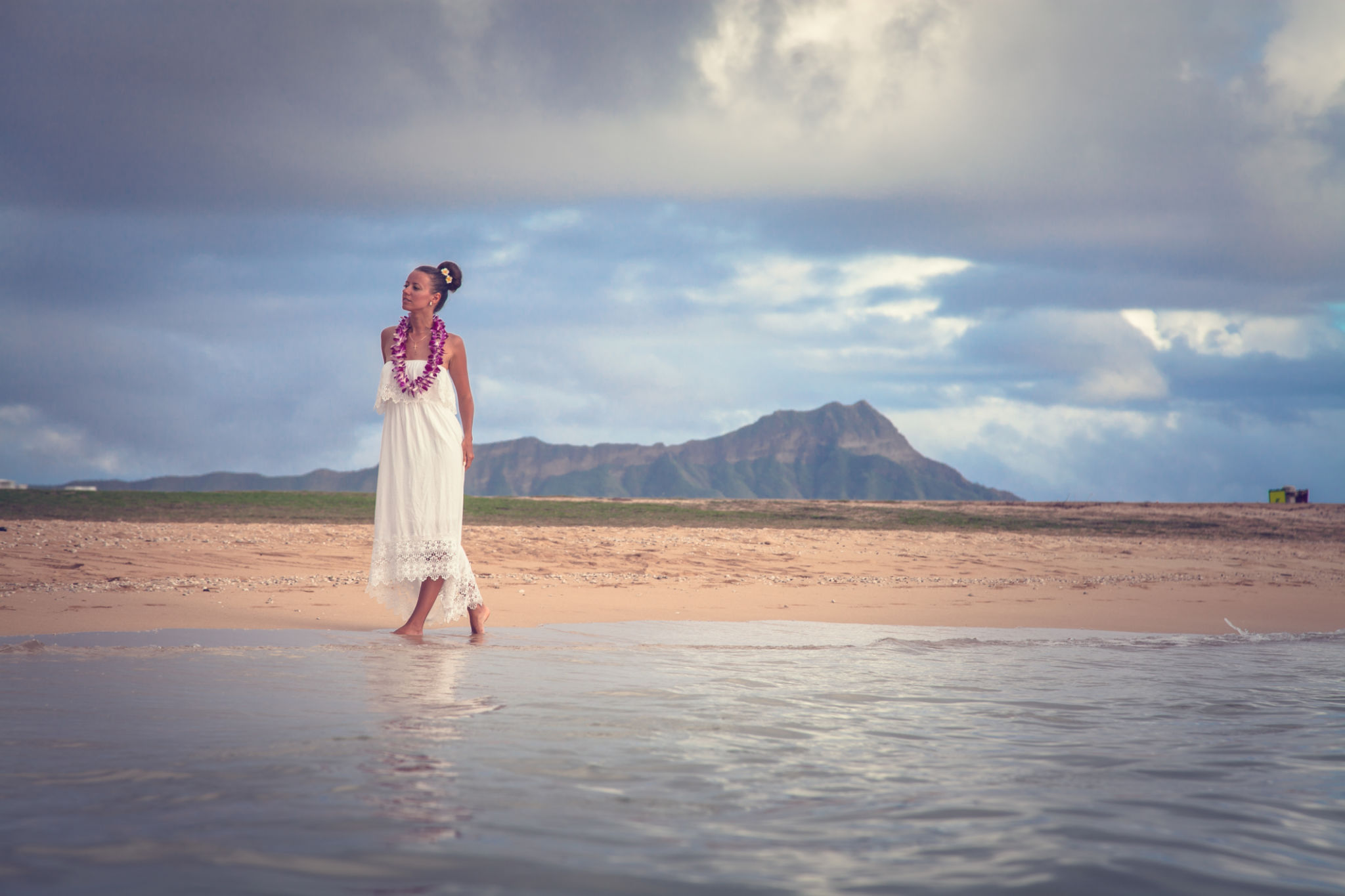 sunset beach wedding