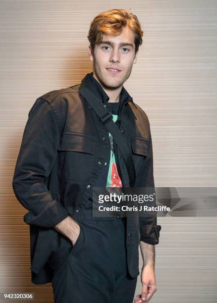 Benjamin Ingrosso, representing Sweden, during the London Eurovision Party 2018 held at Cafe de Paris on April 5, 2018 in London, England.