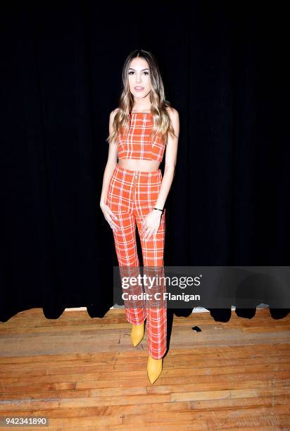 Recording artist Jena Rose poses at The Regency Ballroom on April 4, 2018 in San Francisco, California.