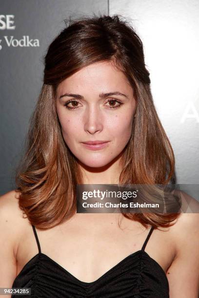 Actress Rose Byrne attends a screening of "A Single Man" hosted by the Cinema Society and Tom Ford at The Museum of Modern Art on December 6, 2009 in...