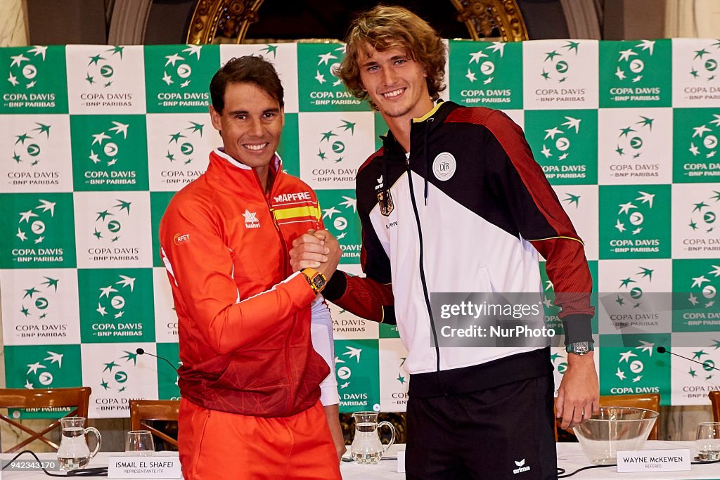 Spain v Germany - Davis Cup Quarter Finals Official Draw