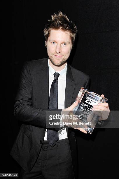 Christopher Bailey attends the British Fashion Awards at the Royal Courts of Justice, Strand on December 9, 2009 in London, England.