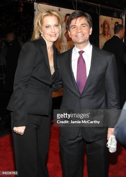 Actress Alexandra Wentworth and TV personality George Stephanopoulos attend the New York premiere of "It's Complicated" at The Paris Theatre on...