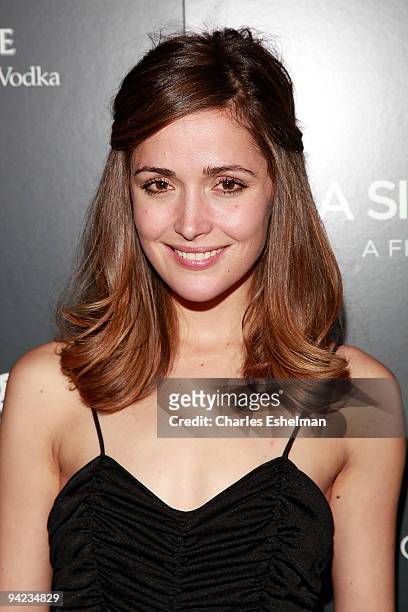 Actress Rose Byrne attends a screening of "A Single Man" hosted by the Cinema Society and Tom Ford at The Museum of Modern Art on December 6, 2009 in...