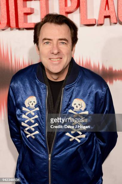Jonathan Ross attends a screening of "A Quiet Place" at Curzon Soho on April 5, 2018 in London, England.