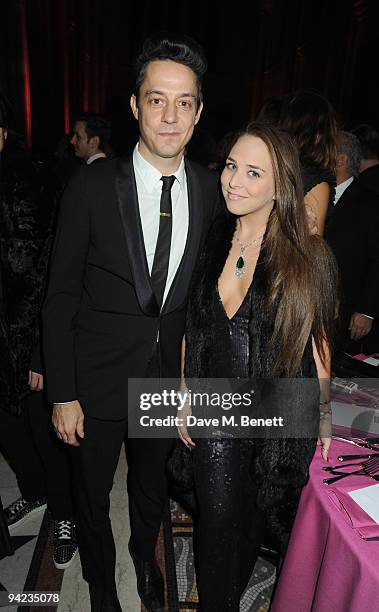 Jamie Hince and Chloe Green attend the British Fashion Awards at the Royal Courts of Justice, Strand on December 9, 2009 in London, England.