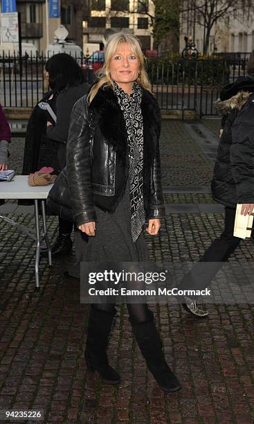 Gaby Roslin attends the Woman's Own Children Of Courage Award at Westminster Abbey on December 9, 2009 in London, England.