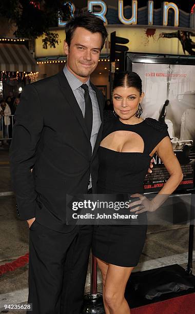 Actor Josh Duhamel and actress/singer Stacy "Fergie" Ferguson arrive at the Los Angeles premiere of the Weinstein Company's "NINE" at the Mann...