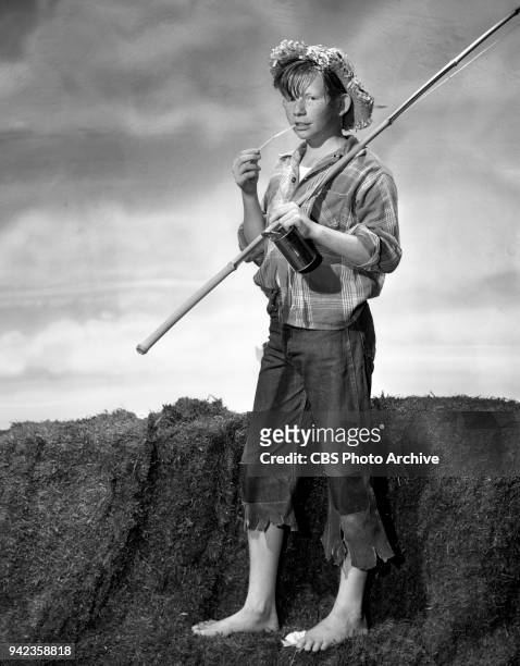 Television dramatic anthology program, Studio One, episode: The Adventures of Huckleberry Finn, stars Jimmy Boyd as Huck. Noted, not known to have...