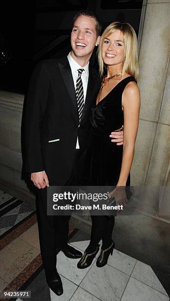 Sam Branson and Isabella Calthorpe attend the British Fashion Awards at the Royal Courts of Justice, Strand on December 9, 2009 in London, England.