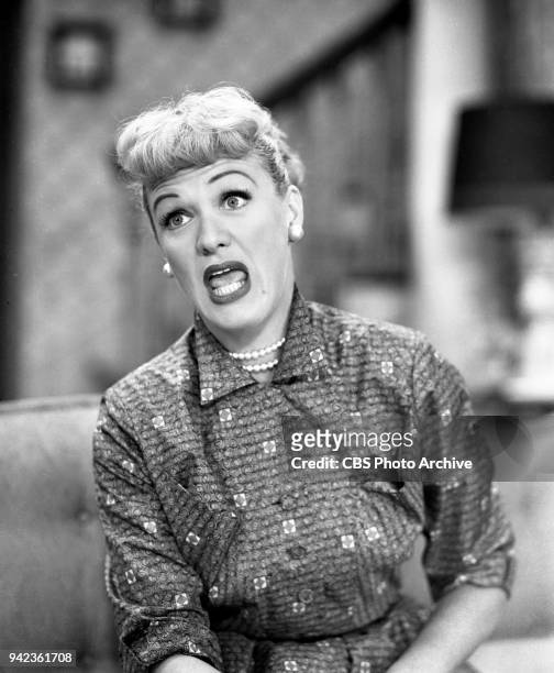 Television situation comedy Our Miss Brooks, episode The Birthday Bag. Pictured is Eve Arden . Image dated September 9, 1952. Los Angeles, CA.