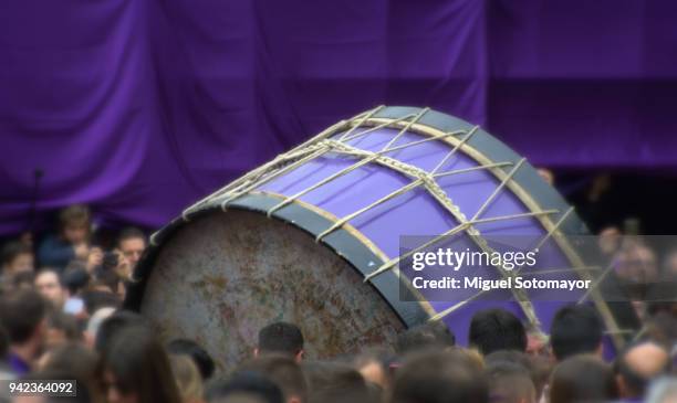 calanda drums - calanda stock pictures, royalty-free photos & images