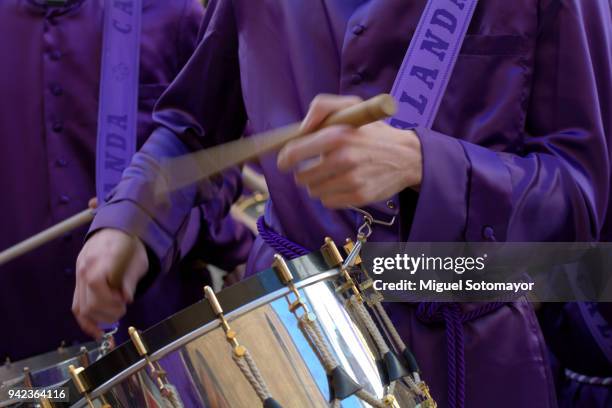 calanda drums - calanda stock pictures, royalty-free photos & images