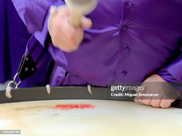 calanda drums - calanda stock pictures, royalty-free photos & images