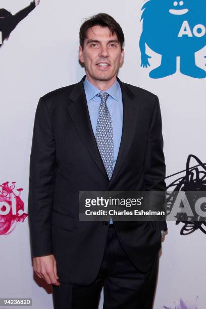 Tim Armstrong attends the AOL Spin Party at the New York Stock Exchange on December 9, 2009 in New York City.