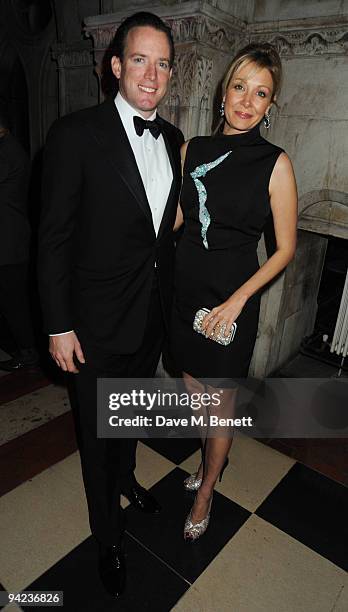 Nadja Swarovski and guest attend the British Fashion Awards at the Royal Courts of Justice, Strand on December 9, 2009 in London, England.