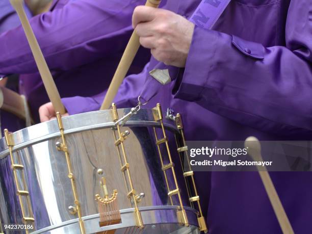 calanda drums - calanda stock pictures, royalty-free photos & images